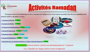 activités ramadan